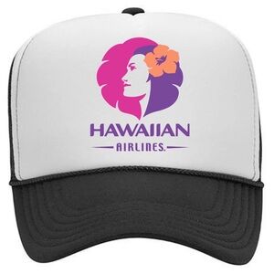 Hawaiian Airlines Pink & Purple Logo Trucker Hat - Women